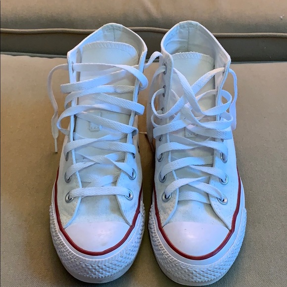 Converse Shoes - White High Tops